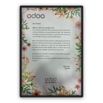 Appreciation Certificate from Odoo - Image