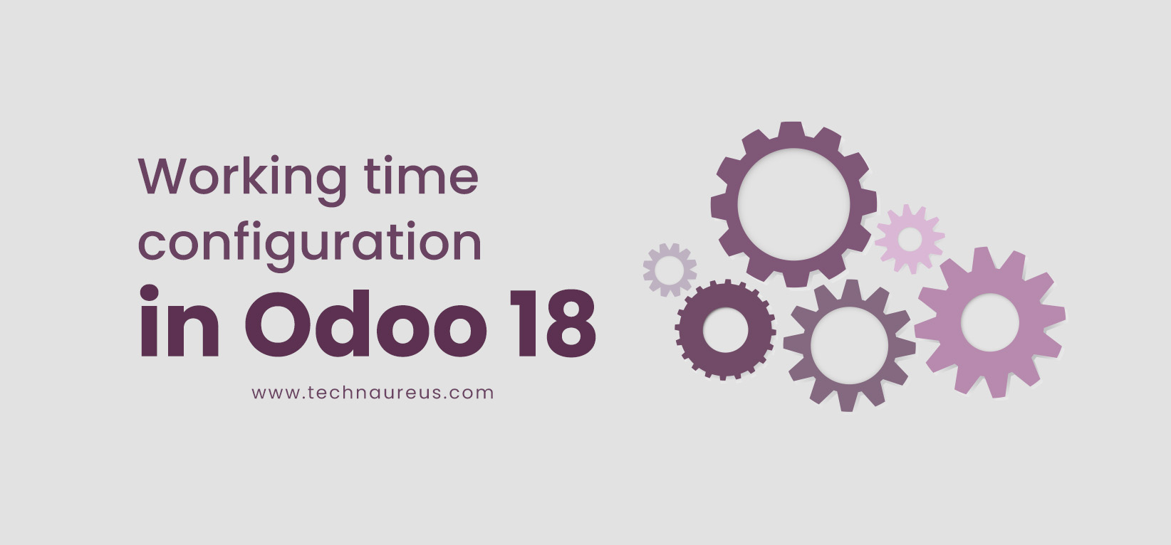 Working time configuration in Odoo 18