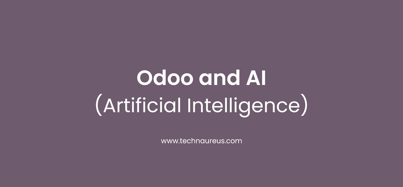 Odoo and AI