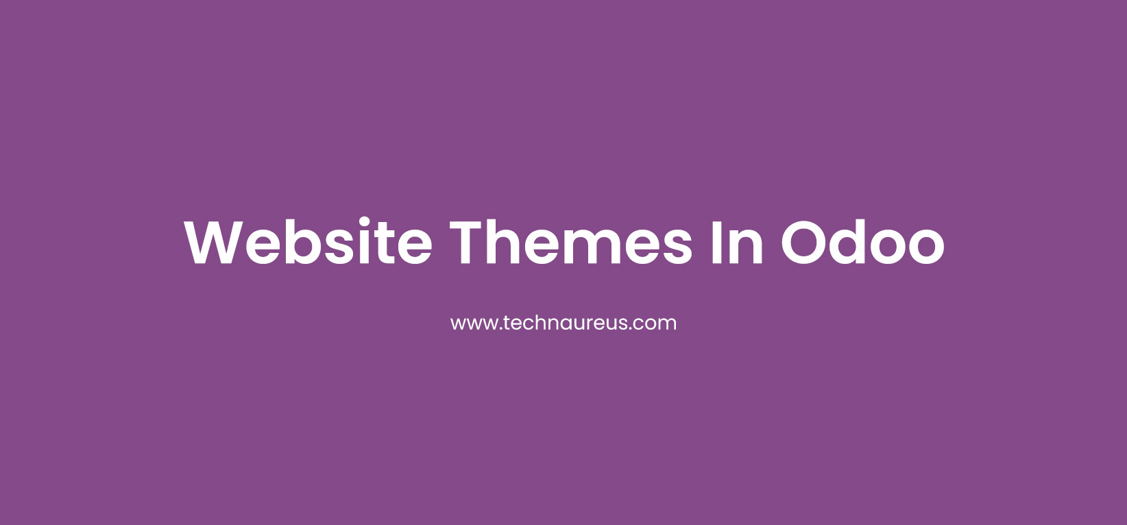 Website Themes In Odoo