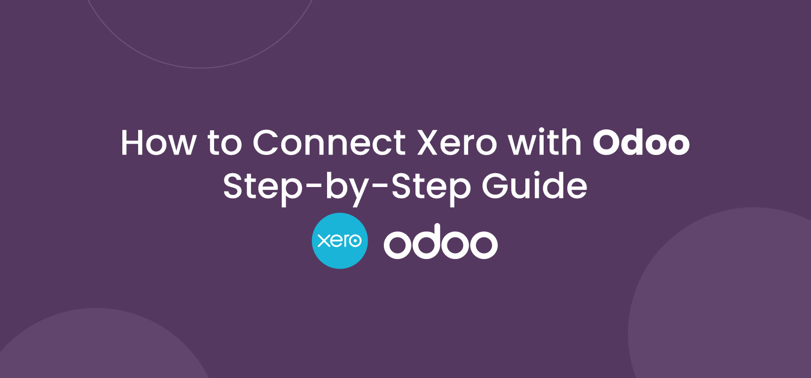 How to Connect Xero with Odoo - Banner Image