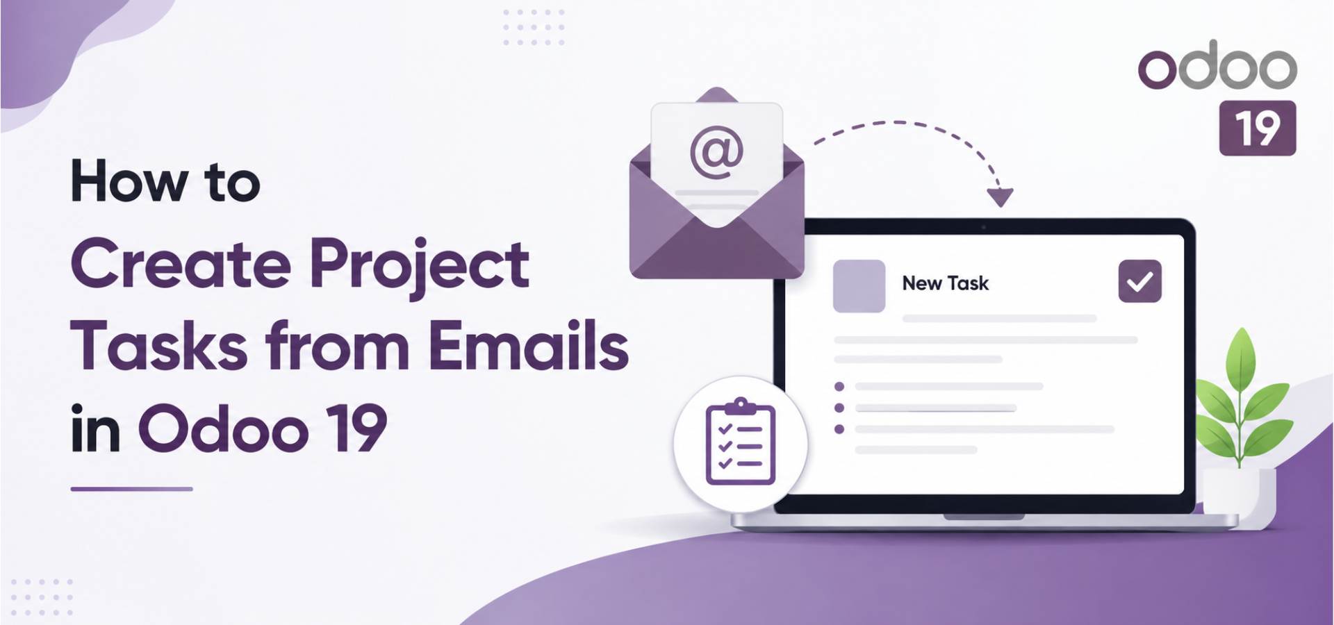 How to Create Project Tasks from Emails in Odoo 19 Banner Image