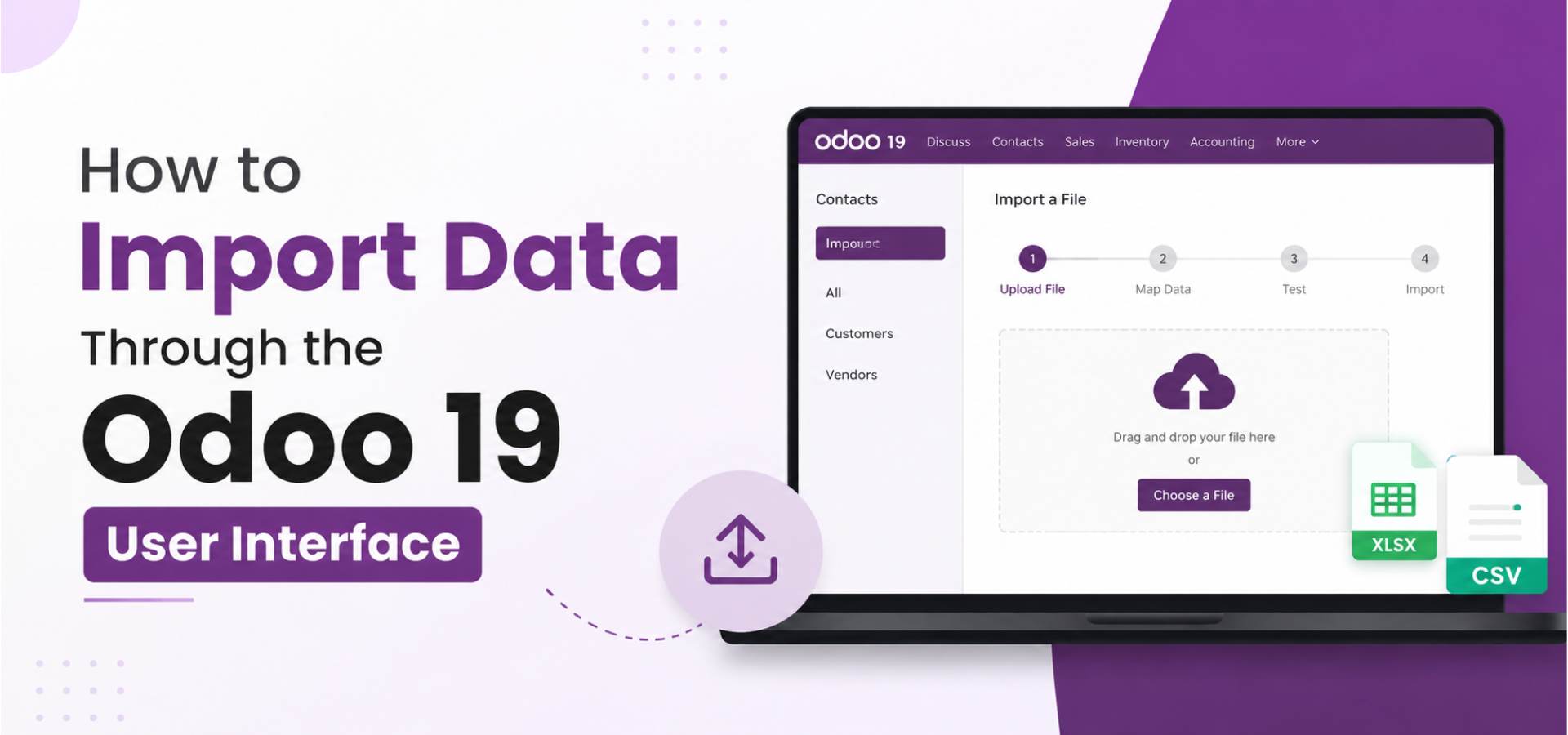 How to Import Data Through the Odoo 19 User Interface Banner Image