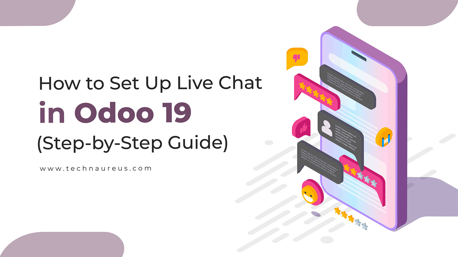 Odoo 19 Live Chat Setup Banner Image