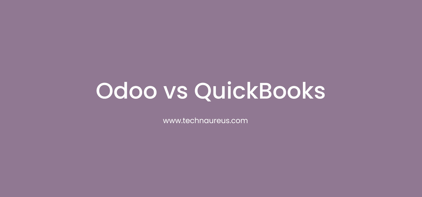 Odoo vs QuickBooks