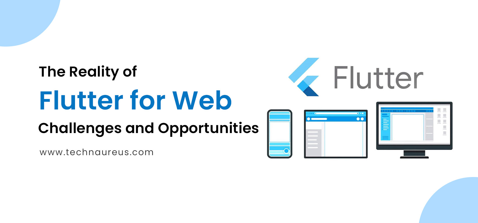 The Reality of Flutter for Web: Challenges and Opportunities - Banner Image