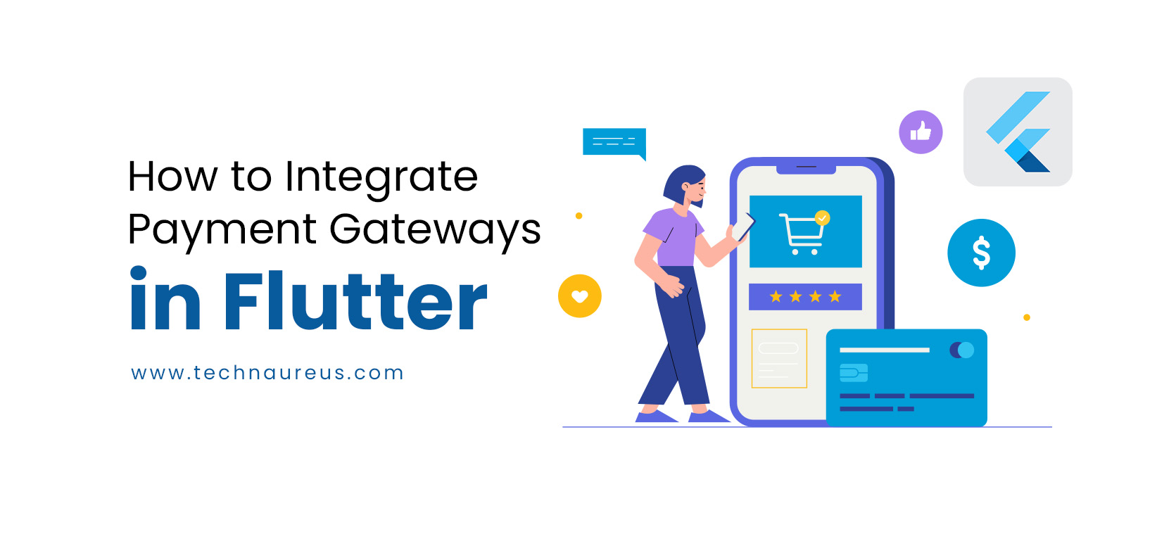 How to Integrate Payment Gateways in Flutter Banner Image