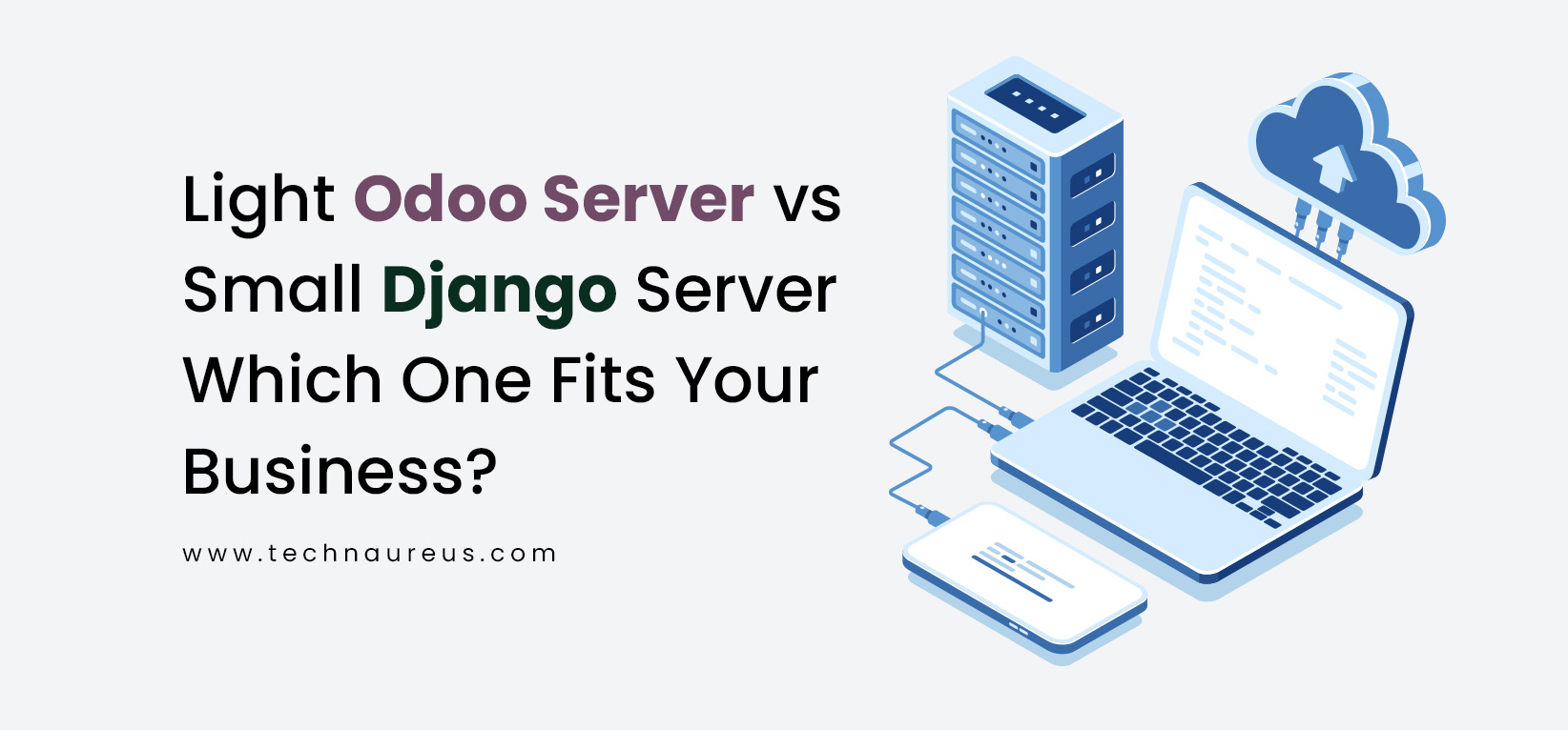 Light Odoo Server vs Small Django Server