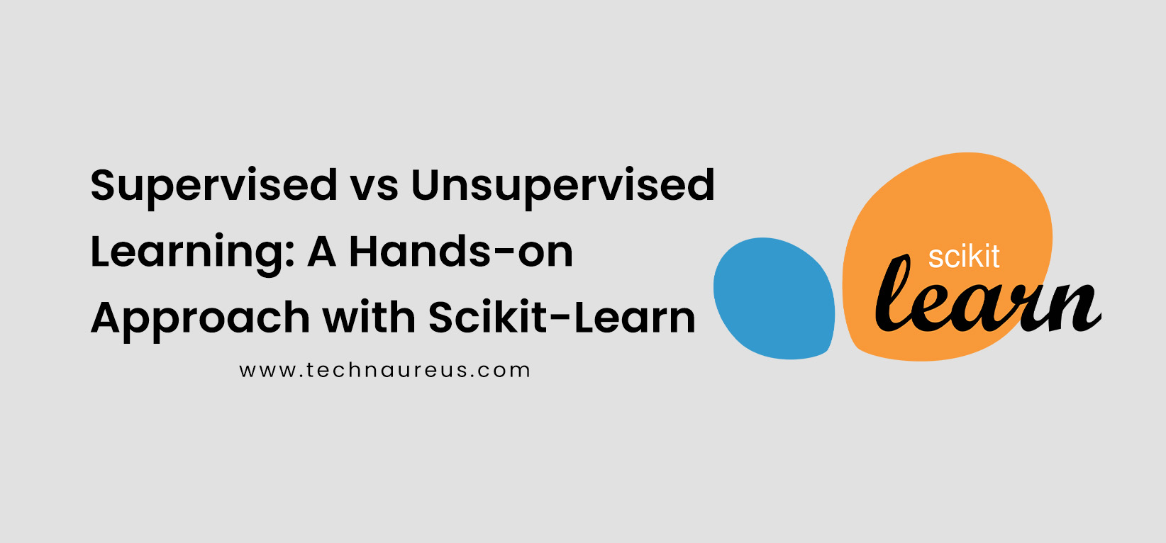 Supervised vs Unsupervised Learning Banner Image