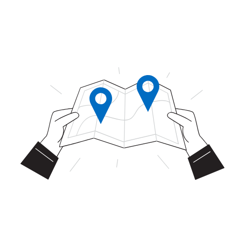 Attendance with Geolocation Icon