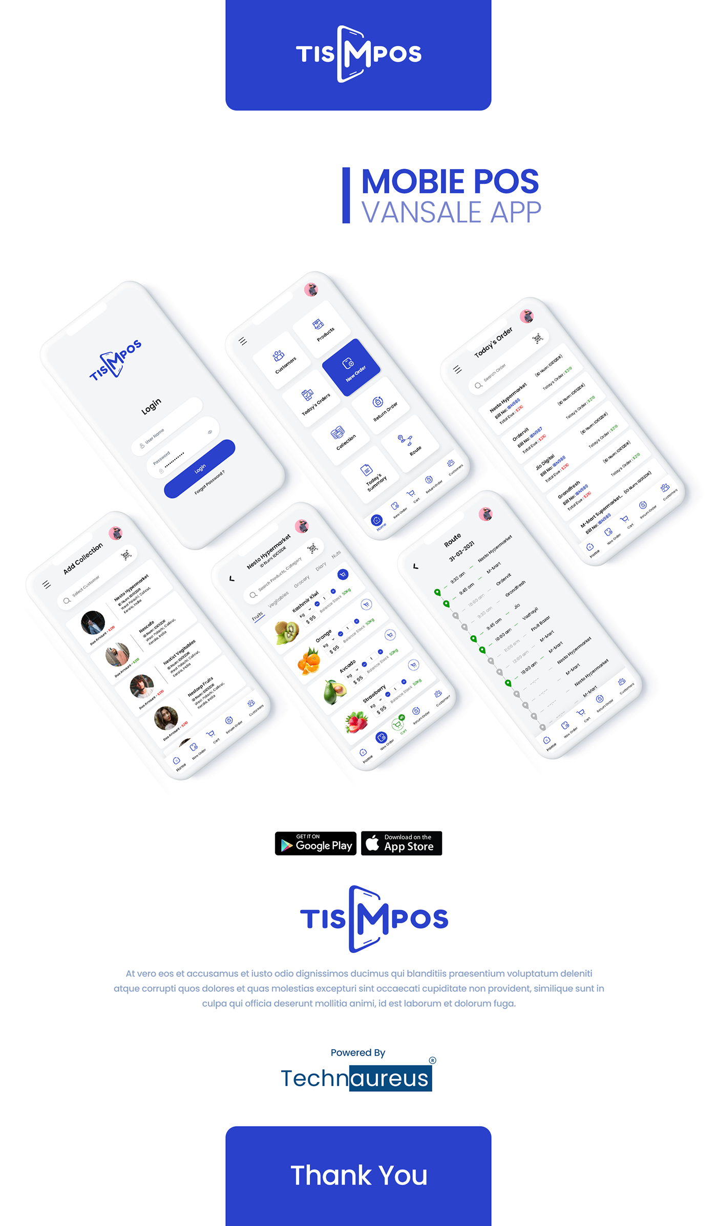 TIS MPOS Vansale app