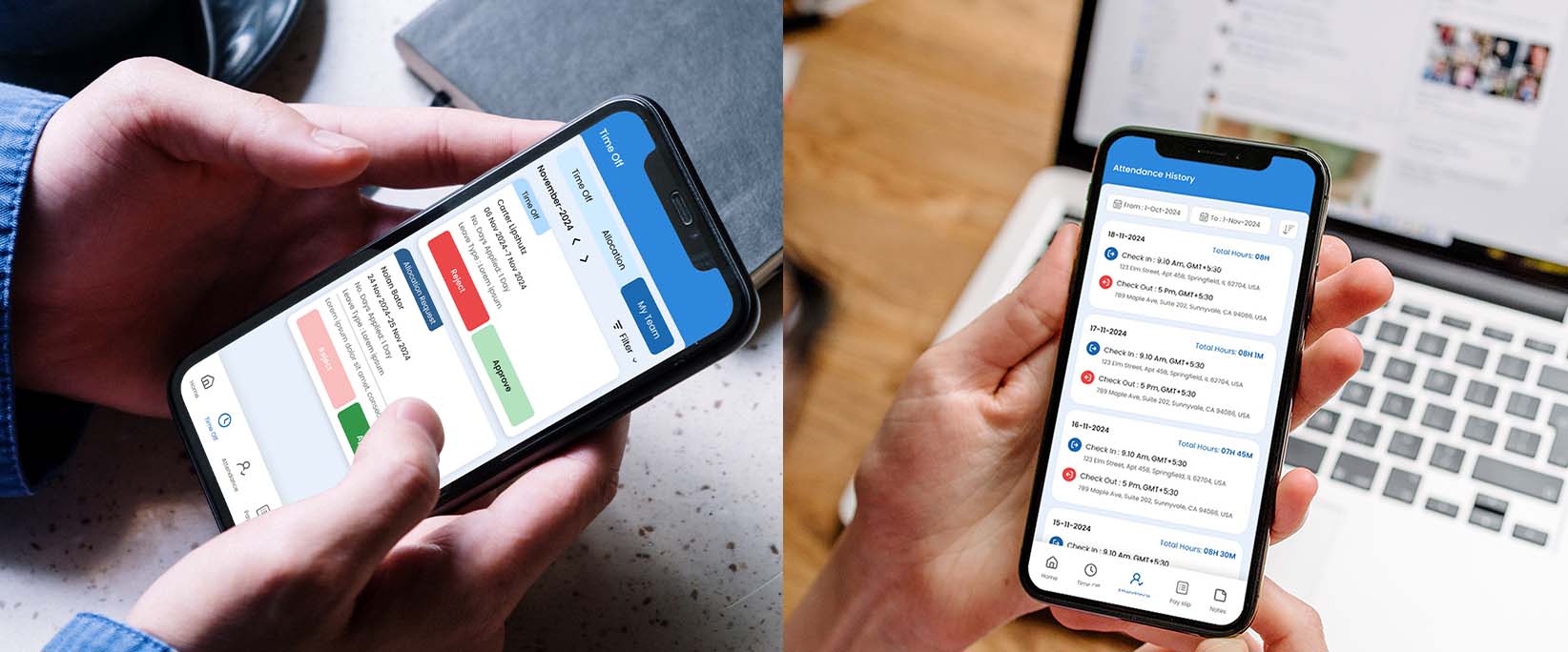 Office Buddy- an Odoo-integrated Self-Service App UI Interface Image