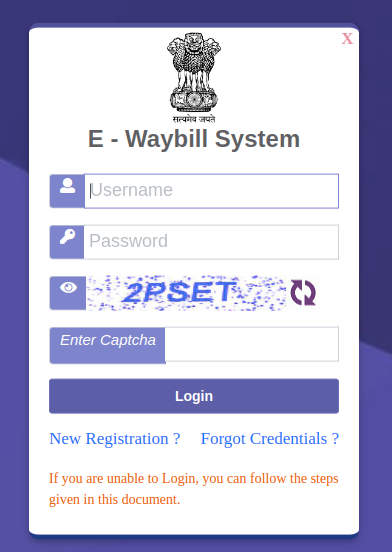 NIC e-Way Bill Registration