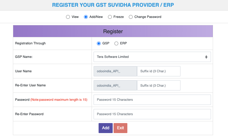 Eway bill registration